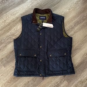 Men’s quilted Lands’ End vest
